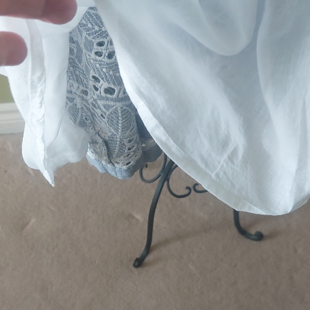 Atmosphere, Size 42/ M, with pockets Blue Halter Sundress for Weddings - Picture 10 of 13